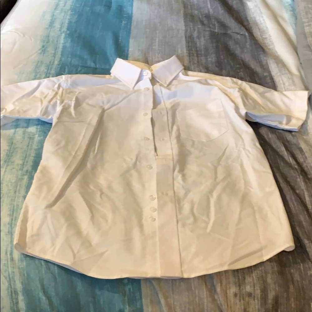 Boys white dress shirt